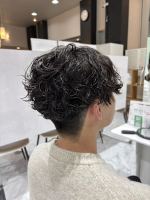 波巻きパーマ/波巻きスパイラル/スパイラルパーマ／スパイラル