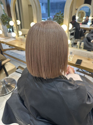 [aina]ベージュ/ピンクベージュ