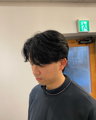 池袋/メンズカット/眉カット/ヘッドスパ/センターパート