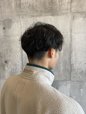 マッシュ×ゆるふわパーマ