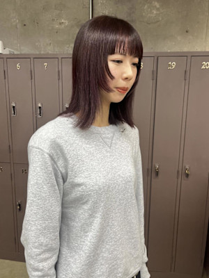 ボルドーカラー