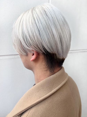 メンズマッシュ×ホワイトカラー