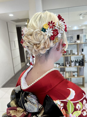 成人式ヘアセット