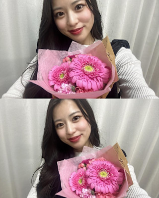 友達から貰ったお花とっありがとう