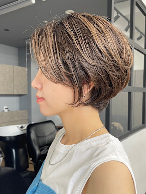 大人丸みショート