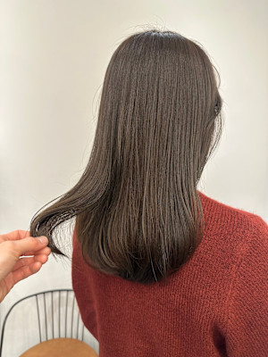 池袋 透明感 イルミナカラー オリーブアッシュ♪