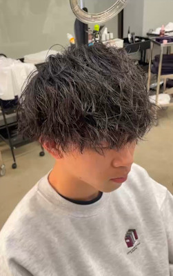 大須メンズパーマ