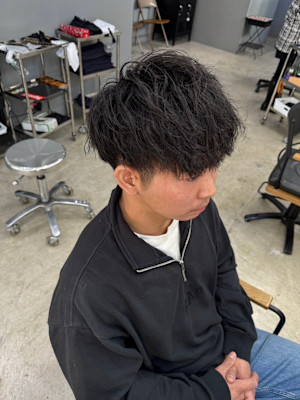 大須メンズパーマ