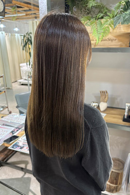 透明感カラー／グレージュ