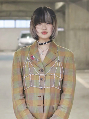 layer bob × design white silve