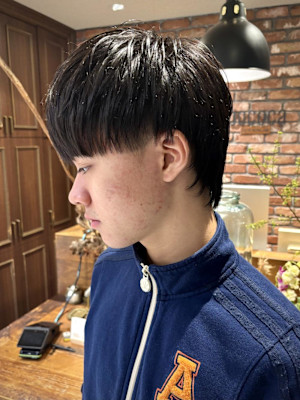 【大村指名】メンズカット/マッシュウルフ