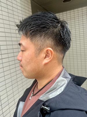 メンズカット/刈り上げカット/ビジネスマンヘア/ショートヘア
