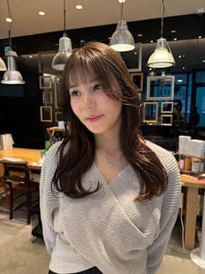 ベージュ/オリーブベージュ/くびれ巻き／韓国