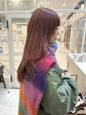 ボルドーピンク