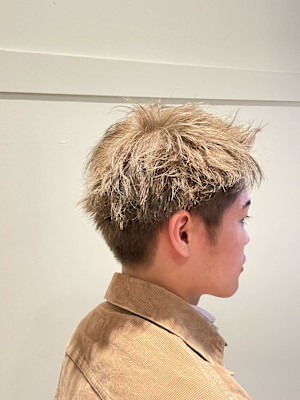 刈り上げ/ミルクティーベージュ