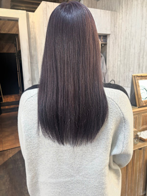 ラベンダー×グレー