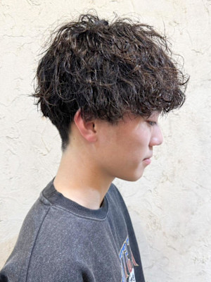 【Flor_戸塚】*メンズパーマ＋マッシュ＋スパイラル*