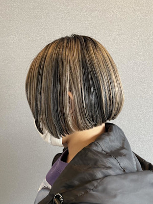 《kitin吉祥寺》ハイトーンデザインボブ
