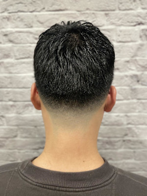 メンズ/ショート/刈り上げ/ローフェード