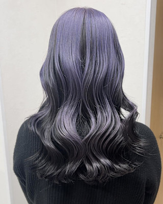 ブリーチカラーにデザイン♪アンブレラカラー♪