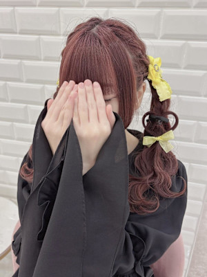 推しカラー編み込みハートツイン＊まゆ