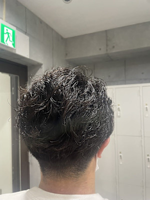 ニュアンスパーママッシュショート