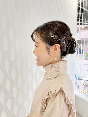 シニヨン　ヘアセット