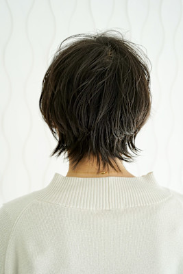 マッシュ　ウルフ　ショート　カット