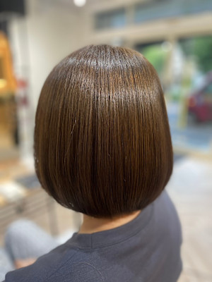 うるつや切りっぱなしストレート