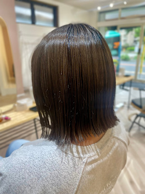 うるつや切りっぱなしストレート