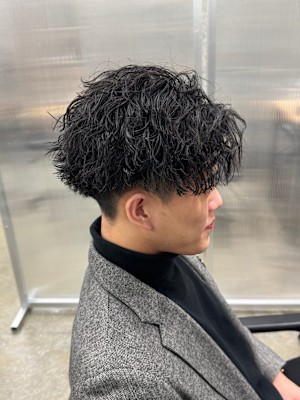 メンズツイストスパイラルパーマ