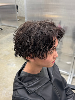 メンズツイストスパイラルパーマ