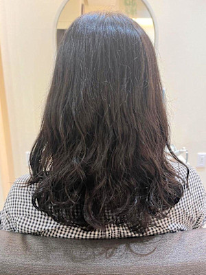 【ジュレベール 益田】コテ巻き風パーマ