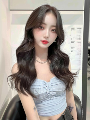 【韓国・レイヤー】 髪質改善 仙台  グレーベージュ