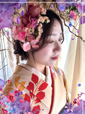 卒業式ヘアセット