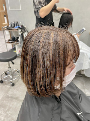 G 白髪ぼかしハイライト