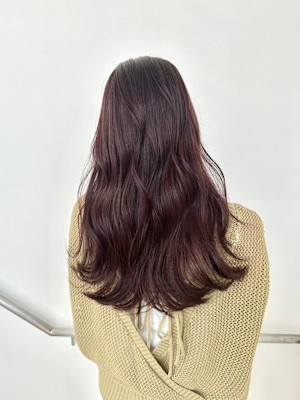 20代/30代/40代/ミディアム/レイヤー/小顔カット/ウ