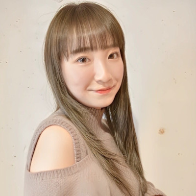 顔周りレイヤー／オリーブベージュ／オリーブカラー