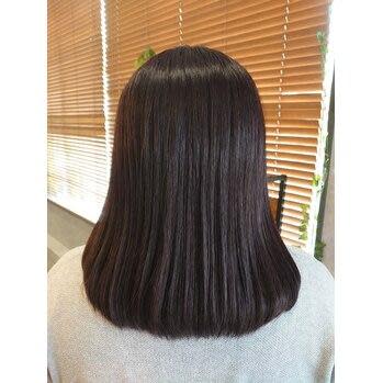 キラテラカラーでダークチョコレート