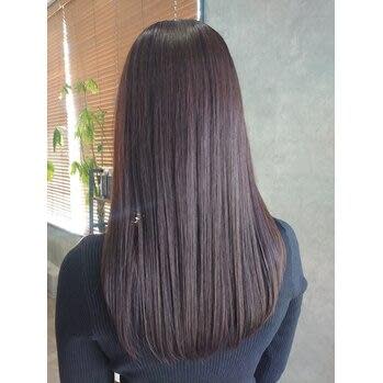 キラテラカラーでココアブラウン