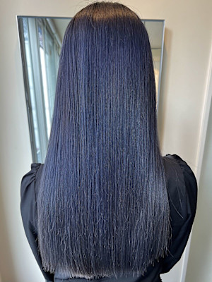 【W_SALON 河原町】Navy×White beige 