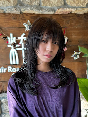 ロングウルフ/ウルフレイヤー/レイヤーカット