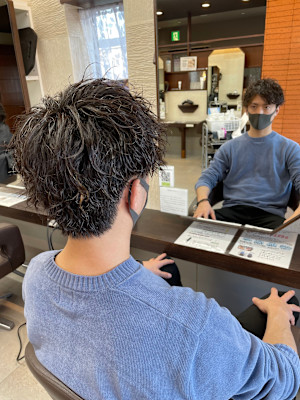 メンズパーマ/ツイストスパイラルパーマ/ツイストパーマ