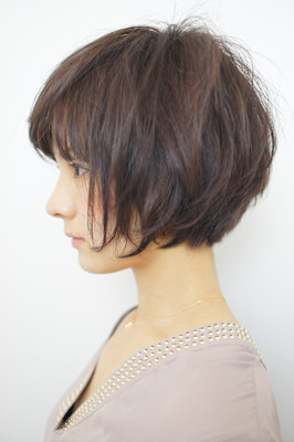 お手入れ簡単　グラデーションレイヤーボブ　表参道　美容院