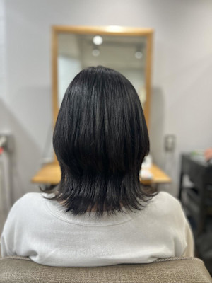 ふんわり外ハネウルフ