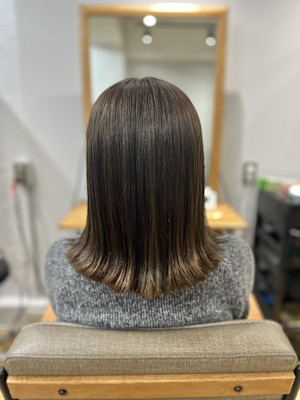 縮毛矯正とカラー