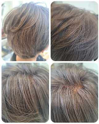 カラーエステ♪白髪ぼかしカラー