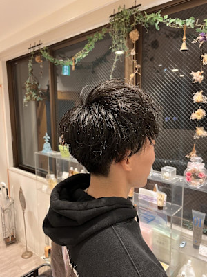 ワンカールシャドーツイスト韓流パーマ