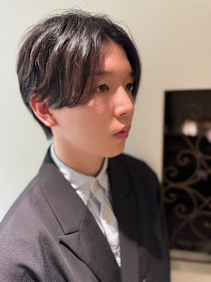 センタパート/ニュアンスパーマ/メンズスタイル