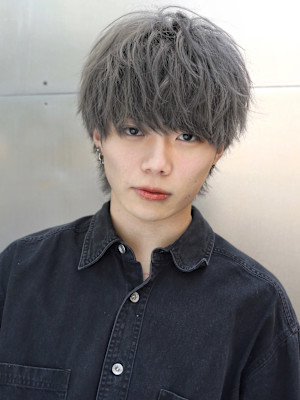 ラウンド無造作ウルフ